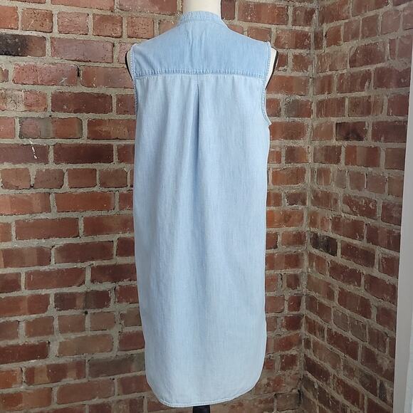 Rag and Bone Jean chambray sleeveless dress M - Picture 4 of 9